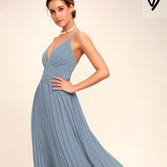 Lulus Dresses & Skirts - Light blue maxi dress
